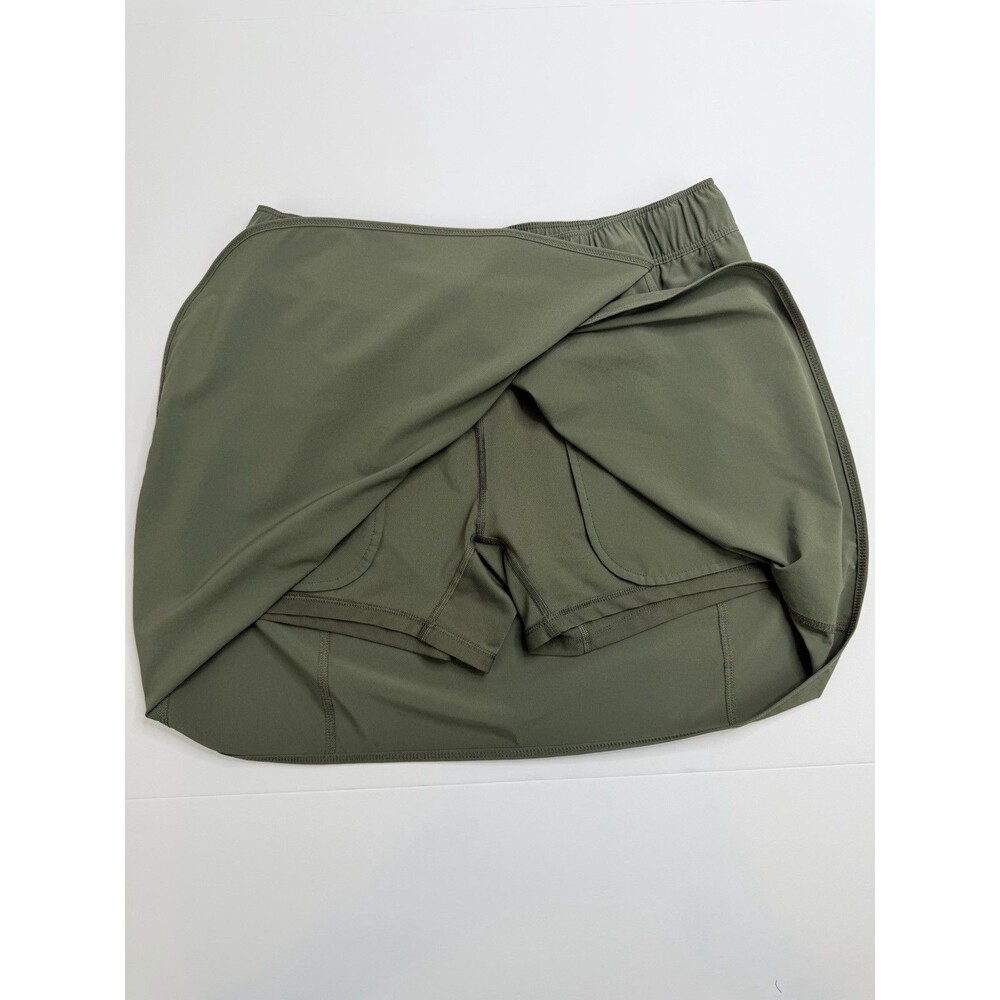 Patagonia Skort Womens Medium Green Hiking Outdoor Athletic Skirt Shorts - Picture 3 of 7
